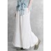 Women's casual wide-leg pants 2021 summer thin white pants